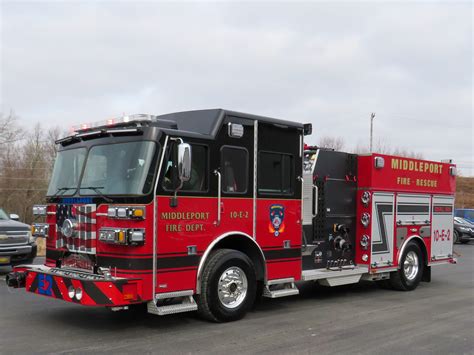 Custom Pumper Middleport Fire Department Ny Sutphen Corporation