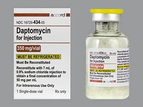 Cubicin Daptomycin Dosing Indications Interactions Adverse Effects