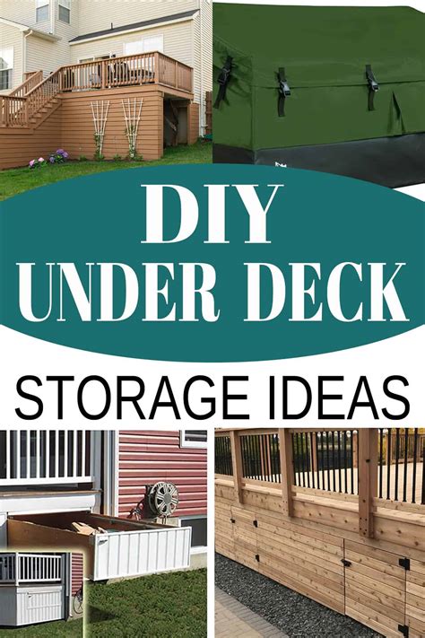 Ingenious Under Deck Storage Ideas For More Space Craving Some