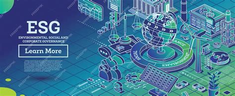 Esg Concepto De Medio Ambiente Social Y Gobernanza Globo Modelo De La