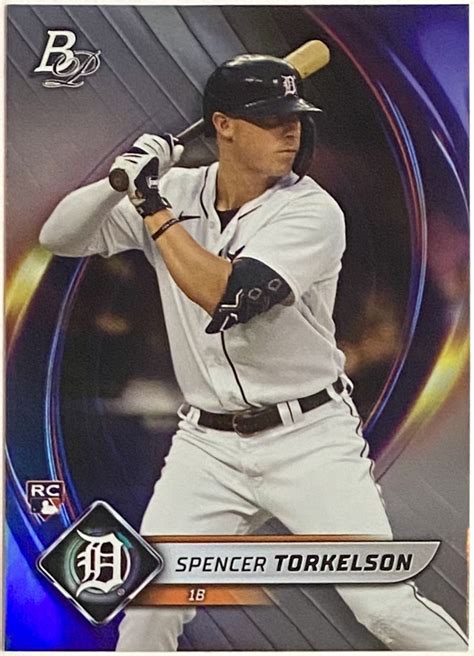 Spencer Torkelson Bowman Platinum Detroit Tigers Baseball Rookie