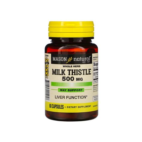 Mason Natural Milk Thistle Mg Gi I C M T Gan Pharmart Vn