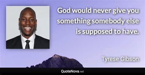 God Would Never Give You Something Somebody Else Is Supposed To Have