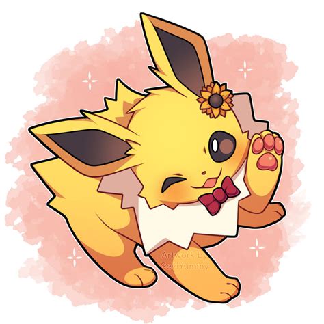 Commission Jolteon By Seviyummy On Deviantart Pokemon Eeveelutions