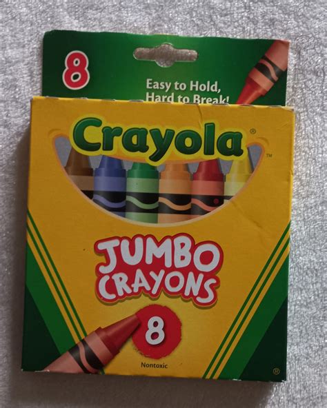 Crayola Jumbo Crayons 8 Pack Tootoolbay