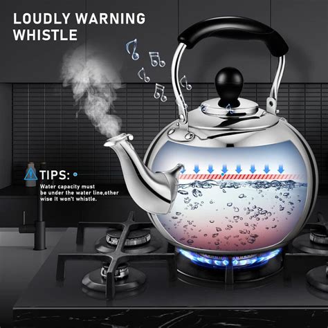 DclobTop Stove Top Whistling Tea Kettle Review Stainless Steel Tea