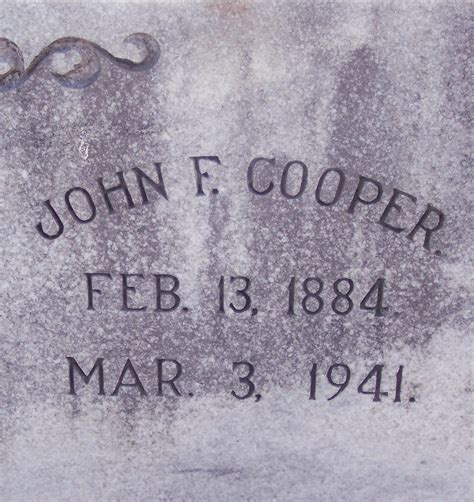 John Franklin Cooper Find A Grave Memorial