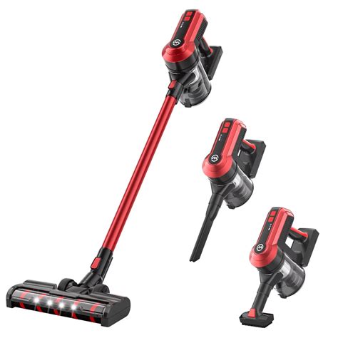 Moosoo Cordless Vacuum Powerful Stick Vacuums K Walmart