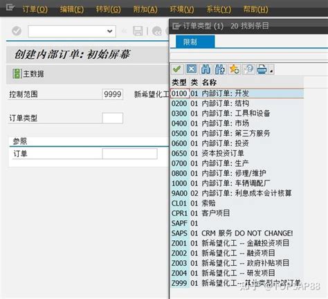 Sap系统 创建内部订单 知乎