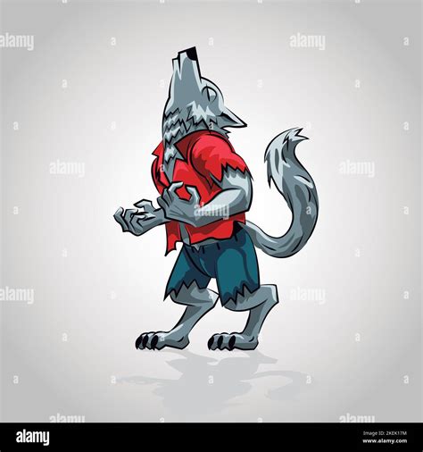 Werewolf Illustration Stock Vektorgrafiken Kaufen Alamy