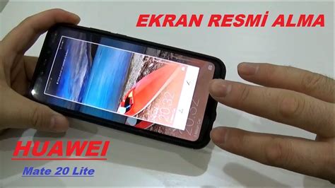 Huawei Mate 20 Lite Ekran Görüntüsü Resmi Screen Shot Alma YouTube