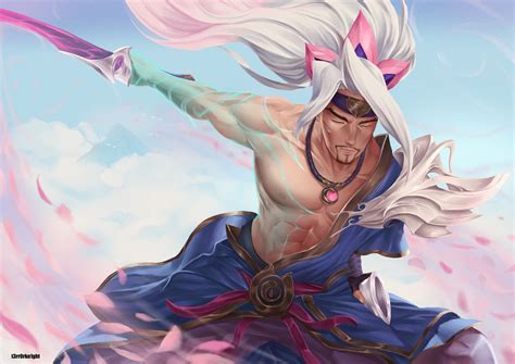 ArtStation - League of Legends - Spirit Blossom Yasuo, Tsu Ran Ang Art ...