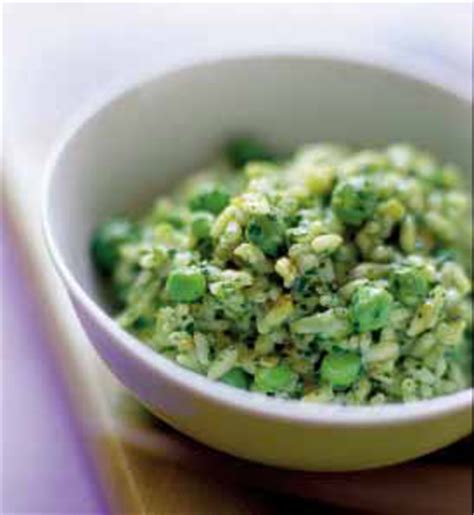 Risotto Aux Petits Pois Et Pesto D Herbes Pour 4 Personnes Recettes