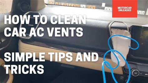 Car Ac Vent Cleaning Process How To Deep Clean Your Car Air