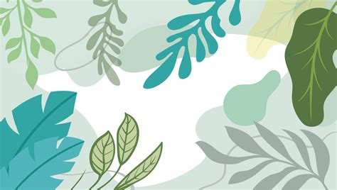 Nude Floral Abstract Shapes Background With Hand Drawn Texture Brush