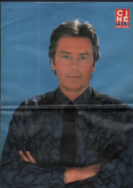 1986 CLIPPING POSTER Alain Delon 46 X 30 Press Cutout 4 26 PicClick UK