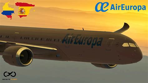 Infinite Flight Global Bogot Bog To Barcelona Bcn Aireuropa