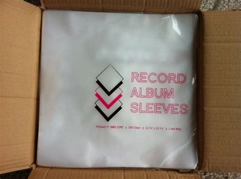 High Density Mil Outer Record Sleeves For Storage Of Standard Inch