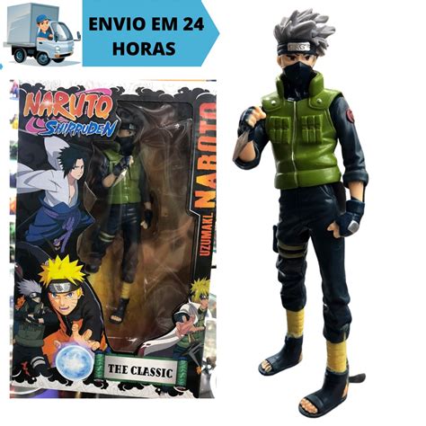 Boneco Kakashi Sensei Naruto Shippuden Action Figure Cm Pvc