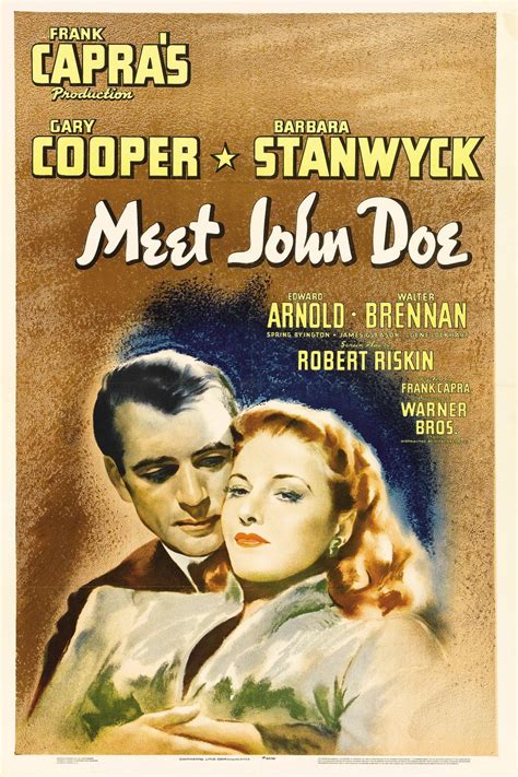 Meet John Doe (1941) - Posters — The Movie Database (TMDB)