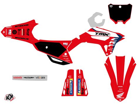 kit déco motocross honda replica team tmx k24 Kutvek