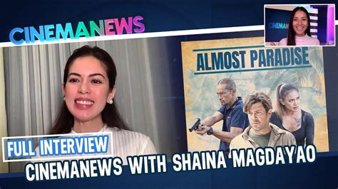 Full Interview Cinemanews With Shaina Magdayao Cinema One Youtube