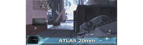 Atlas 20mm Arme Sniper Advanced Warfare Millenium