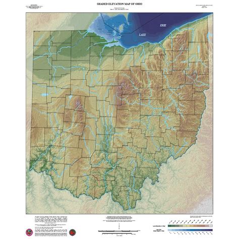 Topographic Maps Of Ohio - Ranee Casandra