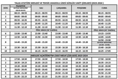 Ders G R Iki Saatler Talas Atat Rk Mesleki Ve Teknik Anadolu Lisesi