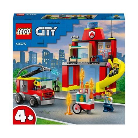 Lego City Fire Caserma Dei Pompieri E Autopompa Camion Giocattolo