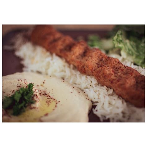 Ground Chicken Kabab — Mediterranean Restaurant Menu