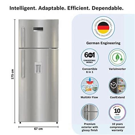 Bosch Max Convert 358L Inverter Frost Free Refrigerator With Water