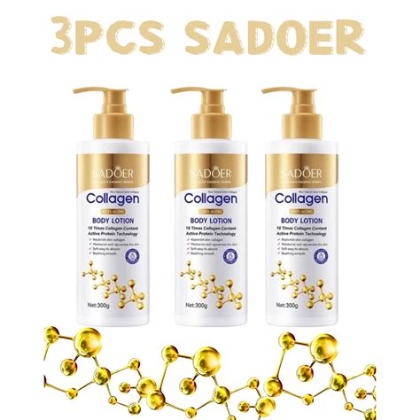 Buy 1 Take 2 SADOER Collagen Whitening Body Lotion Effective Permanent