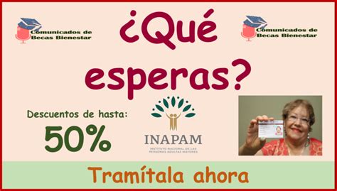 ATENCIÓN Conoce los beneficios de la tarjeta INAPAM Estos son los