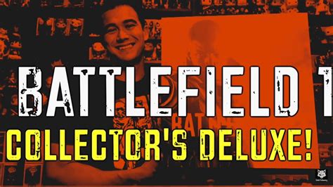 Battlefield 1 Collectors Deluxe Edition Unboxing Youtube