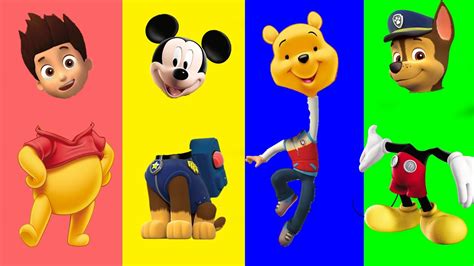 Wrong Heads Mickey Mouse Clubhouse Paw Patrol My Friends Tigger Pooh