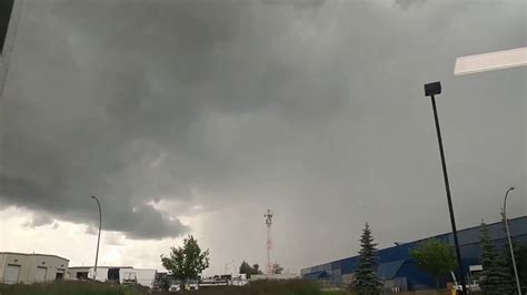 Edmonton Tornado Warning Severe Thunderstorm Watch July 19 2019