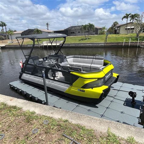 Sea-Doo Switch Floating Boat Lift Docks By Gulf Stream Docks