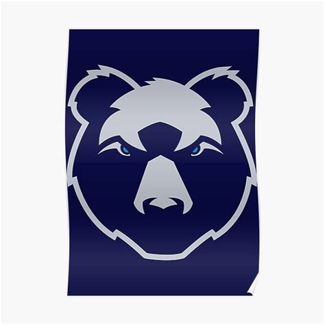 The Bears Logo Poster By Denidesign1 Redbubble