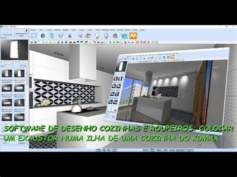 Software De Desenho De Cozinhas Como Colocar Um Exaustor Numa Ilha De