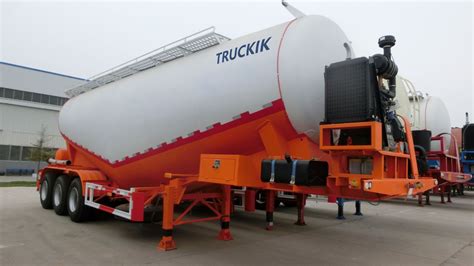 Silo Tank Semi Trailer Bulk Cement Tanker For Sale Truckik 2024 Truckik