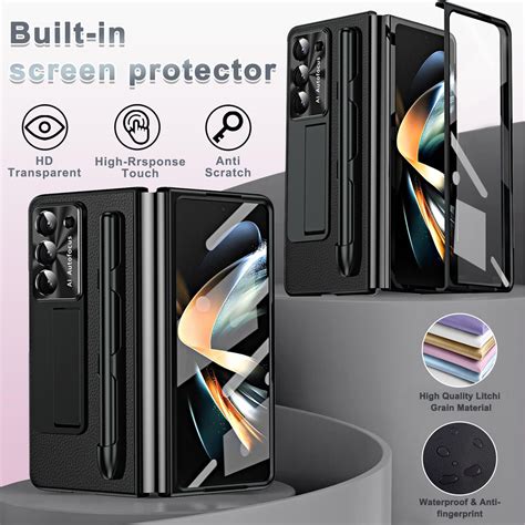 Miimall For Samsung Galaxy Z Fold Case With S Pen Z Fold Case