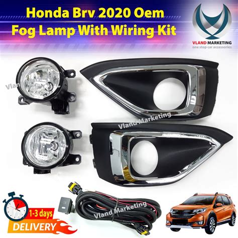 Dlaa Honda Brv Oem Fog Lamp Sport Light Lamp Chrome With Wiring