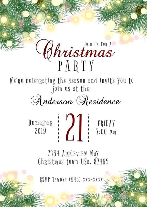 Christmas Eve Party Invitations 2021 – Best Christmas Tree 2021