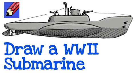 Submarine Ww1 Drawing