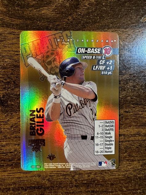 Mlb Showdown Card St Edition Foil Brian Giles Pittsburgh