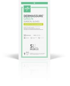 Dermassure Green Surgical Gloves Medline Industries Inc