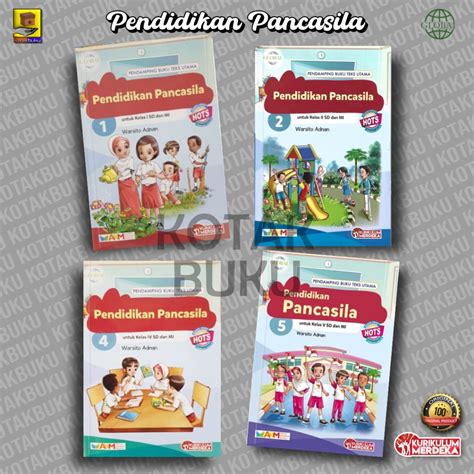 Jual Buku Pendidikan Pancasila Sd Pendidikan Pancasila Kelas 1 2 4 5