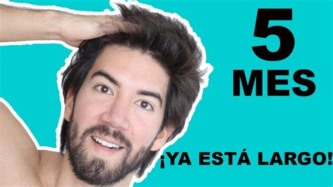 5 MES DEJANDO CRECER MI CABELLO YA ESTA LARGO J M Montaño YouTube