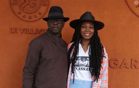 Photo Lilian Thuram et sa femme Kareen Guiock Thuram Célébrités au